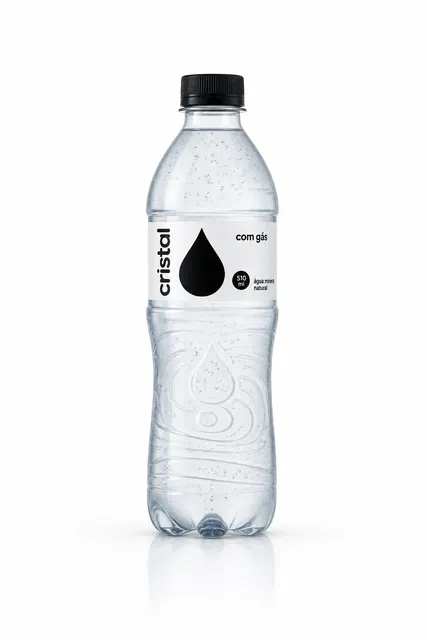 Água Cristal 510ml com Gás